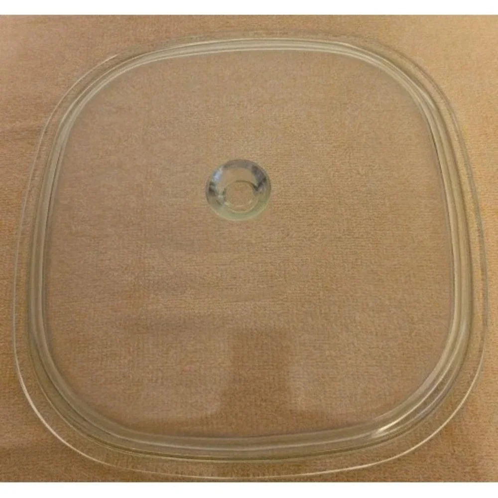 Pyrex Clear Glass Square Replacement Lid P-10-C1 Only for Corning Ware Casserole